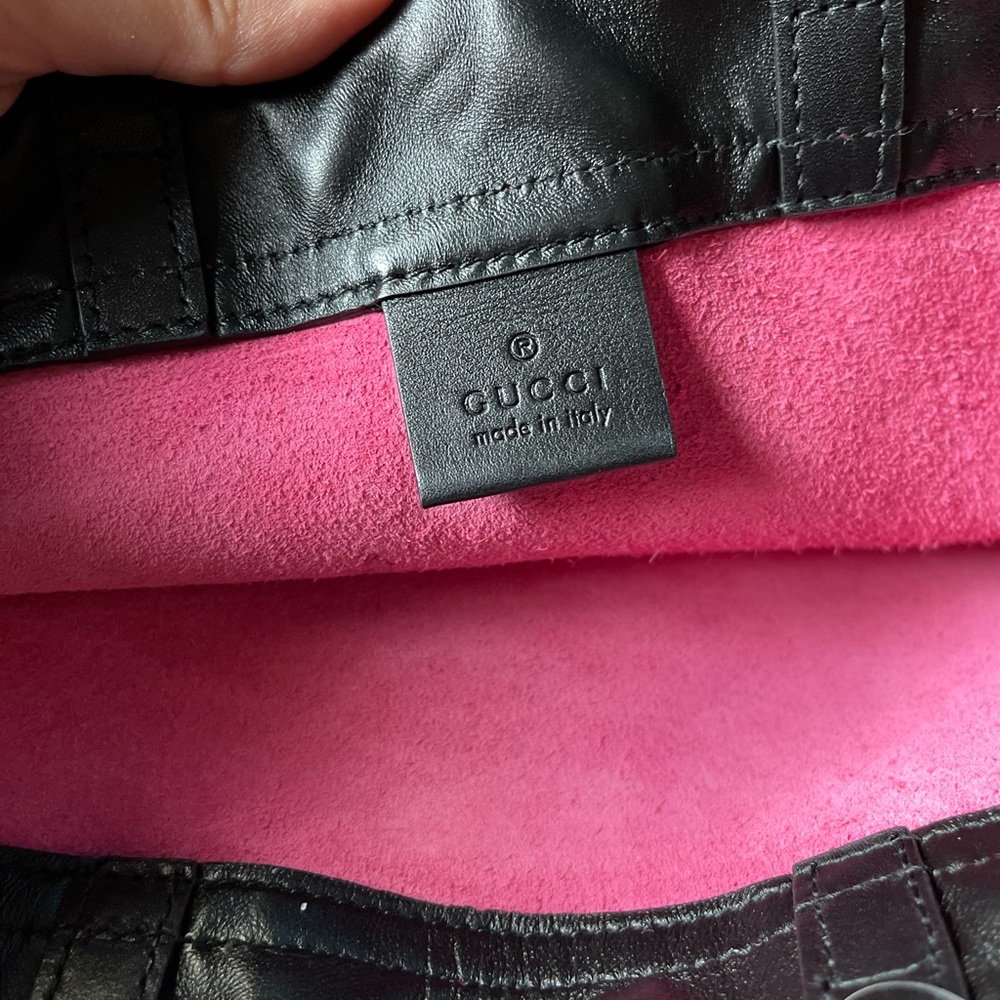 Gucci Pink Drawstring Backpack - Picture 3 of 4
